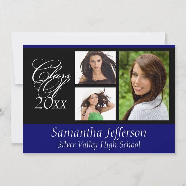 Choose a Color Graduation Invitations (Front)
