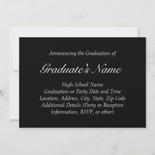 Choose a Color Graduation Invitations | Zazzle