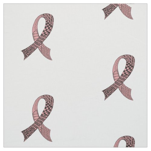 Choose Any Color Cancer Disease Awareness Ribbon Fabric