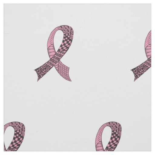 Choose Any Color Cancer Disease Awareness Ribbon Fabric
