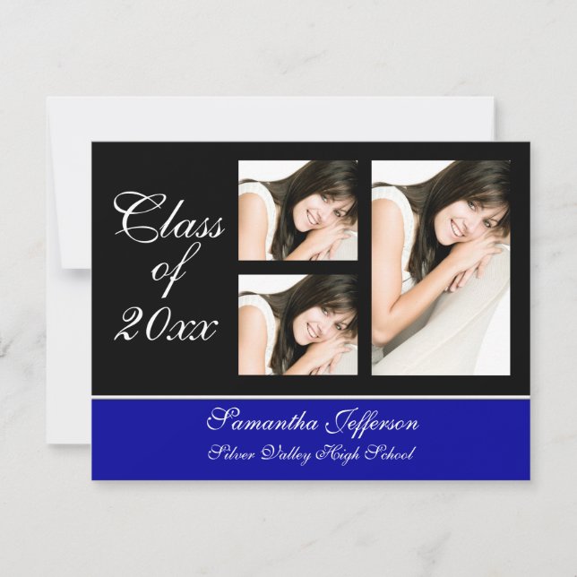 Choose any Color Graduation Invitations (Front)