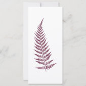 Choose Any Color Pressed Fern Leaf (Back)