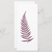 Choose Any Color Pressed Fern Leaf (Front/Back)