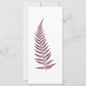 Choose Any Color Pressed Fern Leaf (Front)