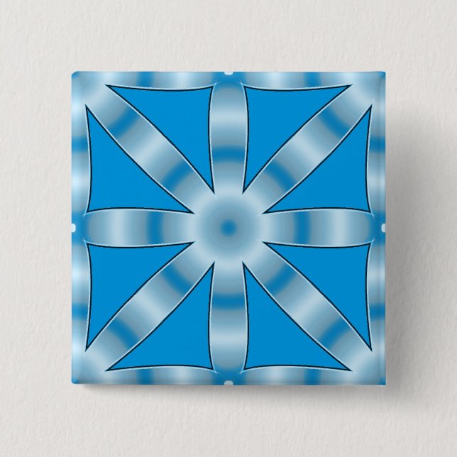 Choose Any Color Repeated Star Pattern Pinback Button (Front)
