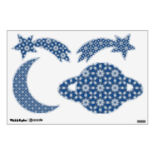 Choose Any Color Repeated Star Pattern Wall Sticker