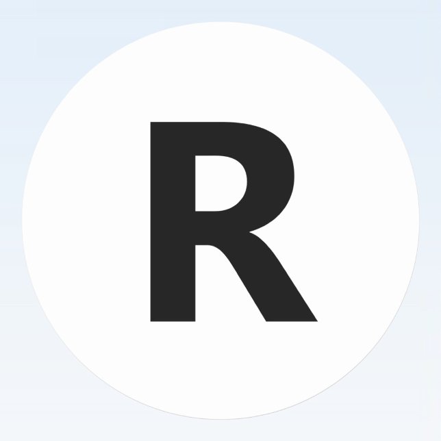 Choose Any Letter | Font: Open Sans Condensed Bold Classic Round Sticker (Creator Uploaded)