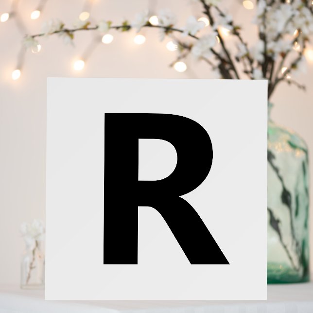 Choose Any Letter | Font: Open Sans Condensed Bold Foam Board (In Situ (Wedding))