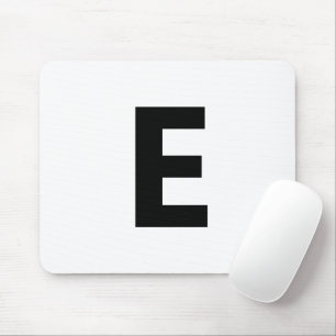 Choose Any Letter Font: Open Sans Condensed Bold Mouse Pad