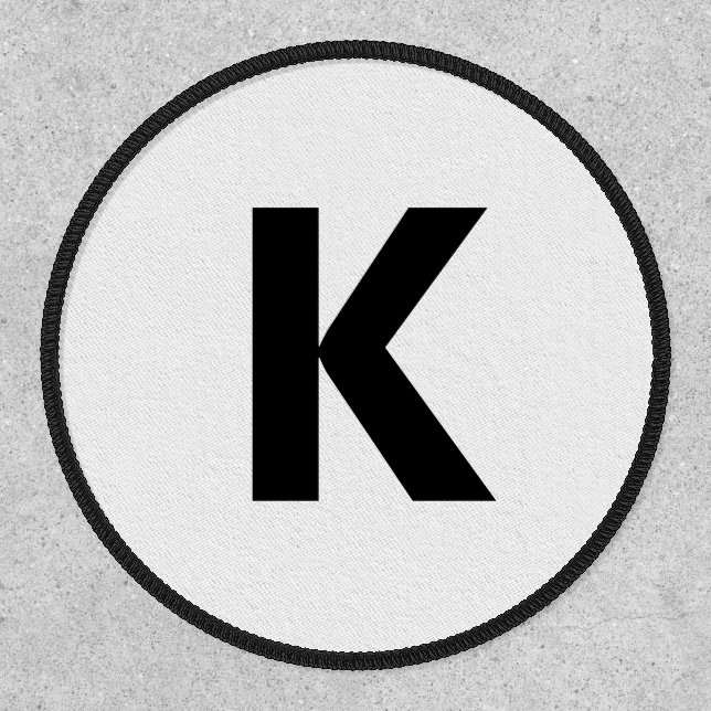 Choose Any Letter | Font: Open Sans Condensed Bold Patch (Front)