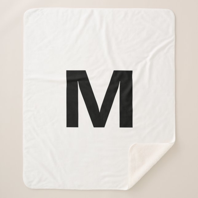 Choose Any Letter | Font: Open Sans Condensed Bold Sherpa Blanket (Front)