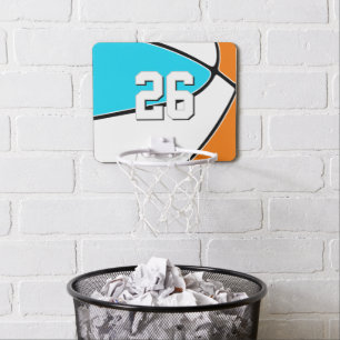 choose ANY team colors basketball coach Mini Basketball Hoop