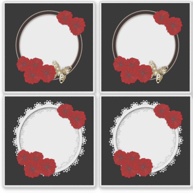 Choose beautiful font, write text, personal sticker (Front)