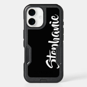 Choose Color Otterbox Black and White iPhone 16 Case