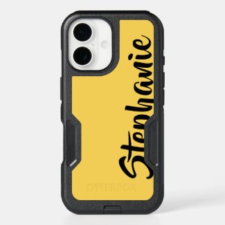 Choose Color Personalized Name Otterbox Yellow