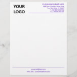 Choose Colors Business Office Letterhead with Logo<br><div class="desc">Custom Colors - Simple Personalized Your Modern Business Office Letterhead with Logo - Choose / add your favorite elements and text colors / font and size ! Resize and move or remove and add elements - Image / text with customization tool ! Add Your Logo - Image - Photo /...</div>