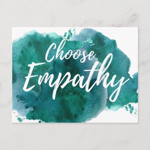 Choose Empathy Protest Postcard