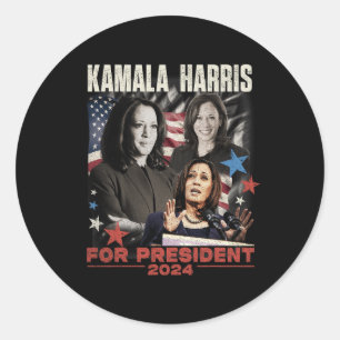 Choose Freedom Kamala Harris 1 Classic Round Sticker