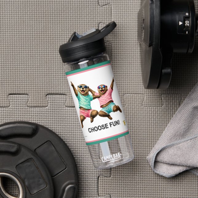 Choose Fun Otter Duo Water Bottle (Gym (Rotated))