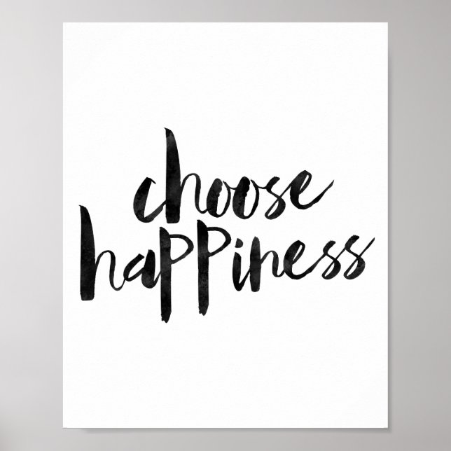 Choose Happiness Poster (Front)