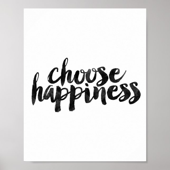 Choose Happiness Poster (Front)