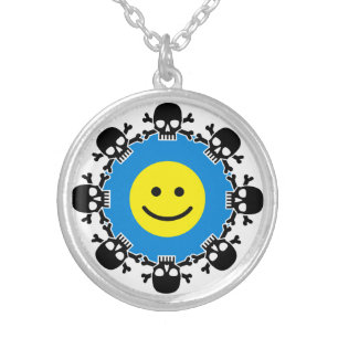 Choose Happiness Silver Plated Necklace
