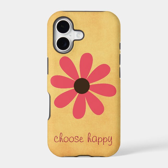 Choose Happy Affirmation Iphone Case (Back)