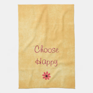 Choose Happy Affirmation Towel