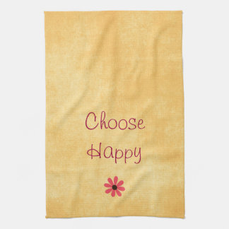 Choose Happy Affirmation Towel