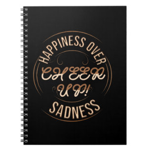CHOOSE HAPPY CHEER UP SPIRAL PHOTO NOTEBOOK
