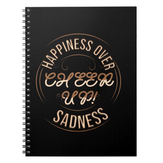  CHOOSE HAPPY CHEER UP SPIRAL PHOTO NOTEBOOK (Front)