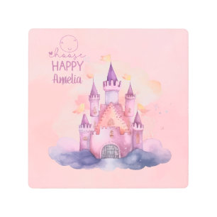 Choose Happy customizable Metal Print