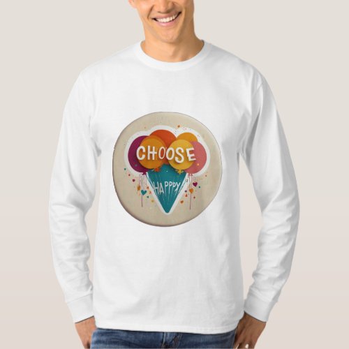 Choose happy one T_Shirt