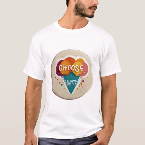 Choose happy one T_Shirt