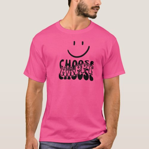  Choose Happy PNG PDF Happy FaceInspirational T_Shirt