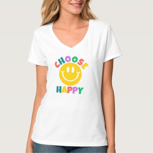 Choose Happy T_Shirt