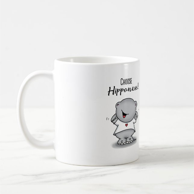 Choose Hipponess MUG - Gift for Hippo Lovers (Left)