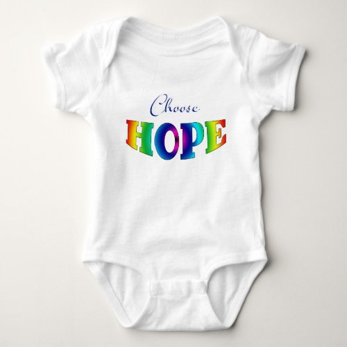 Choose HOPE Baby Onsie Baby Bodysuit