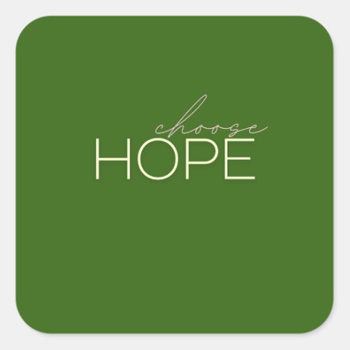 choose hope Stickers