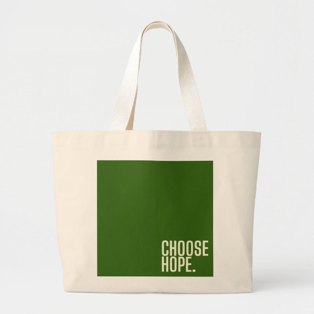 choose hope. Totes & Shopping Bags (Front)
