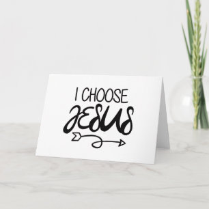 Choose Jesus Art Gospel Graphics Christian Art Quo Card