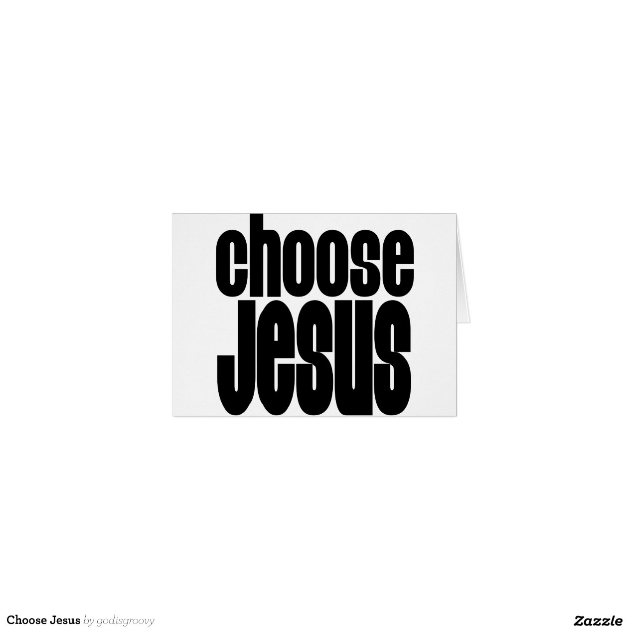Choose Jesus Cards | Zazzle
