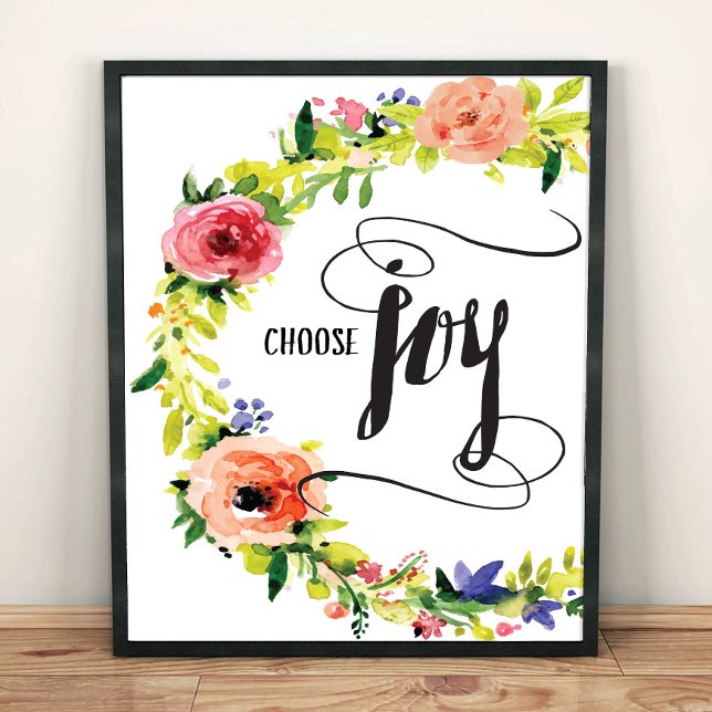 Choose Joy Art Print (Creator Uploaded)