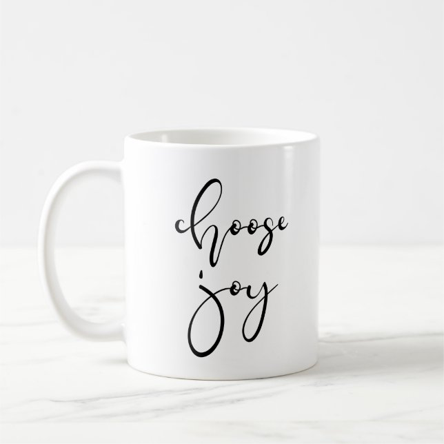 Choose joy coffee mug (Left)