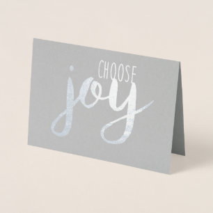 Choose Joy Foil Card