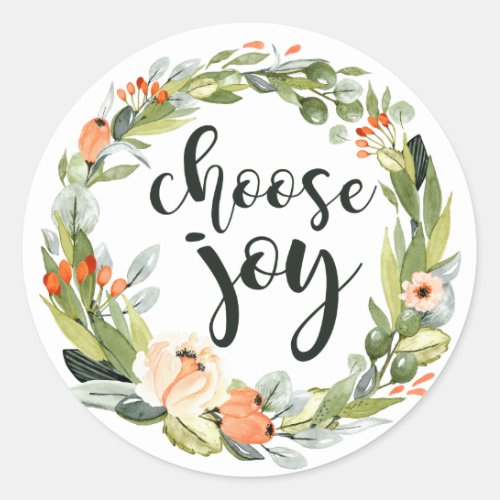 Choose Joy Inspirational Faith Sticker