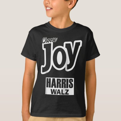 Choose Joy Kamala Harris Tim Walz Slogan 2024 Gala T_Shirt