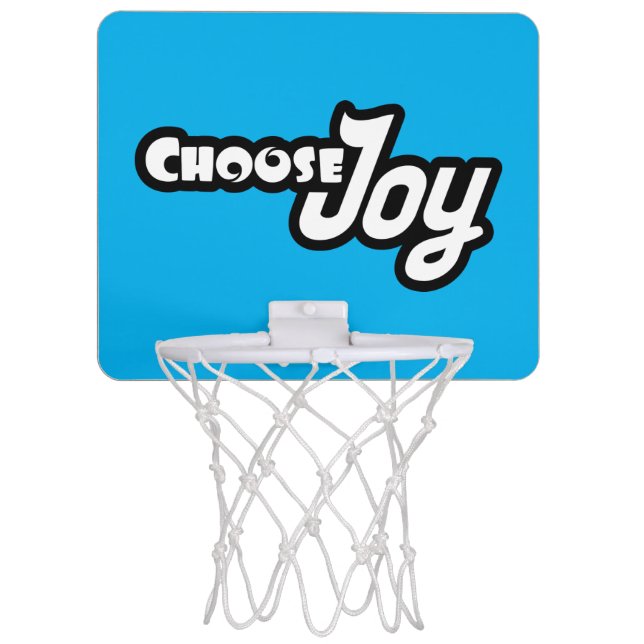 Choose Joy Mini Basketball Hoop (Front)