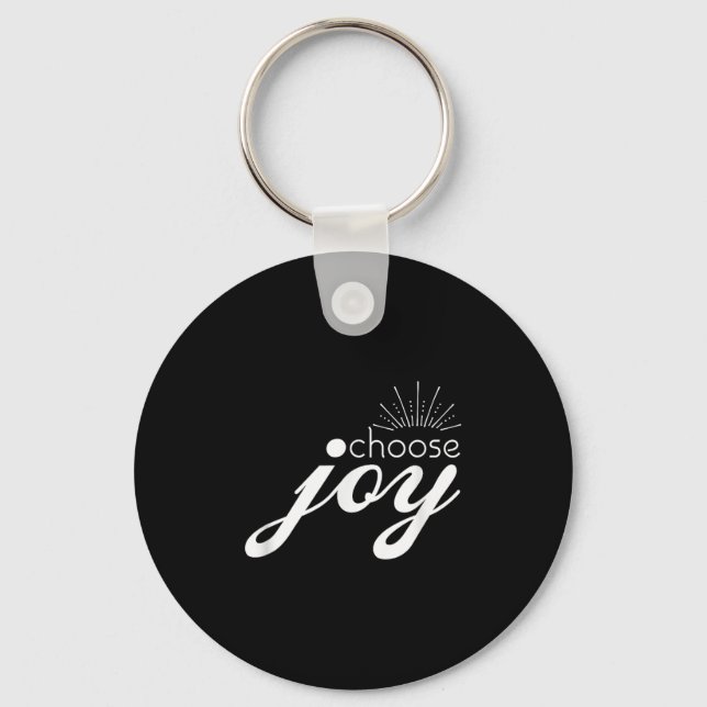 Choose Joy Motivational And Inspirational  Keychain (Front)