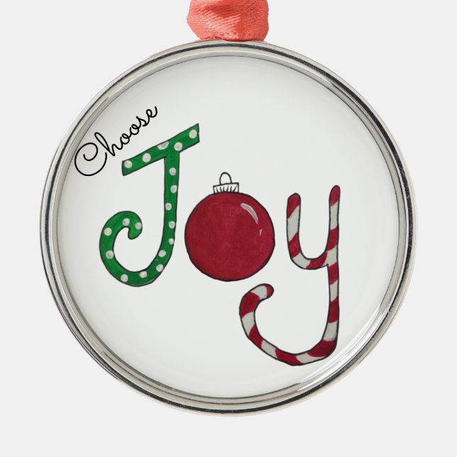 Choose Joy ornament (Front)